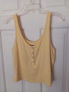 Yellow Tank Top Wild Fable Size XL